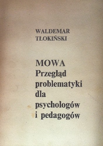 MOWA Przegląd problematyki dla psychologów i pedagogów