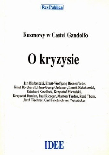 O kryzysie. Rozmowy w Castel Gandolfo 1985 tom II