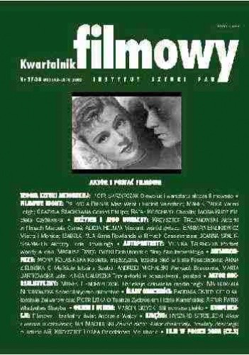 Kwartalnik filmowy. Aktor i postać filmowa