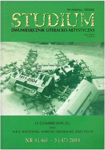 Studium. Dwumiesięcznik literacko - artystyczny, nr 4 (46) - 5 (47) 2004
