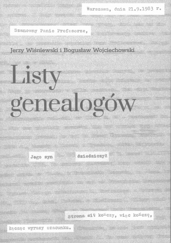 Listy genealogów