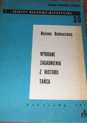 Wybrane zagadnienia z historii tańca