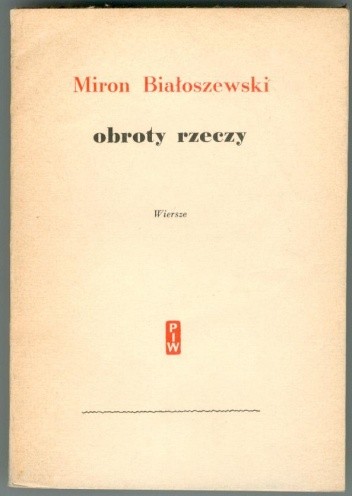 Obroty rzeczy: wiersze