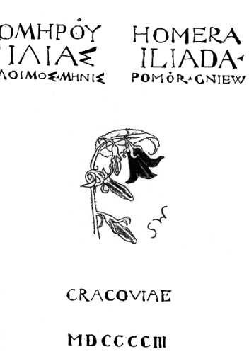 Homera Iliada Pomór Gniew