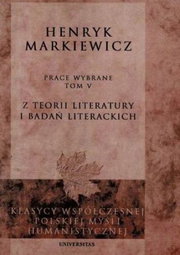 Z teorii literatury i badań literackich