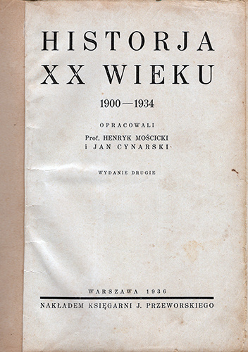 Historja XX wieku 1900-1934