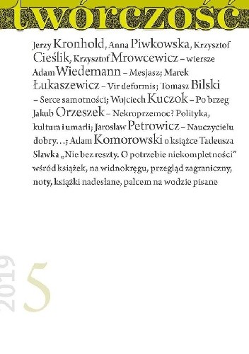 Twórczość nr 5 / 2019