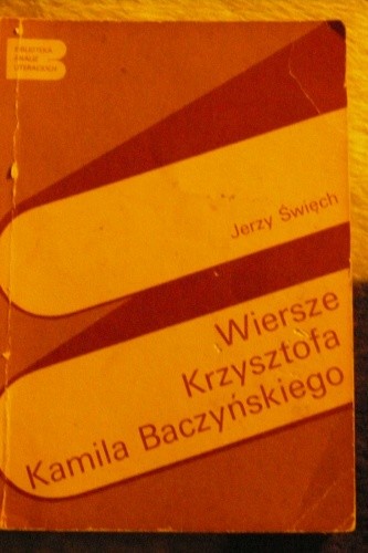Wiersze Krzysztofa Kamila Baczyńskiego