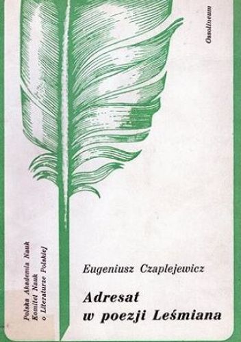 Adresat w poezji Leśmiana