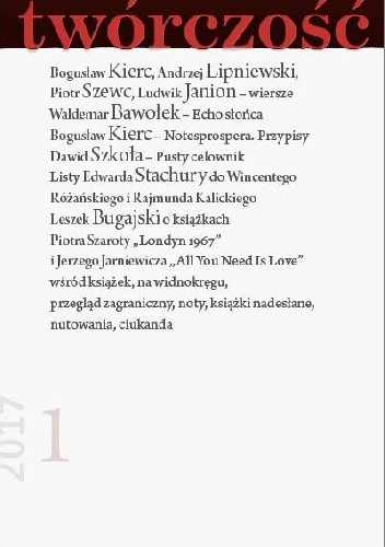 Twórczość nr 1 - 2017