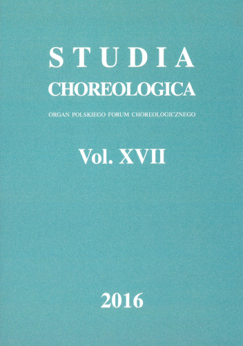 Studia Choreologica Vol. XVII