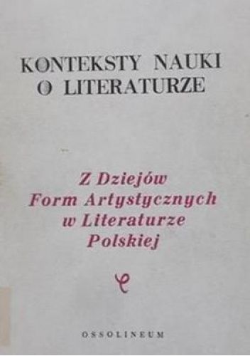 Konteksty nauki o literaturze