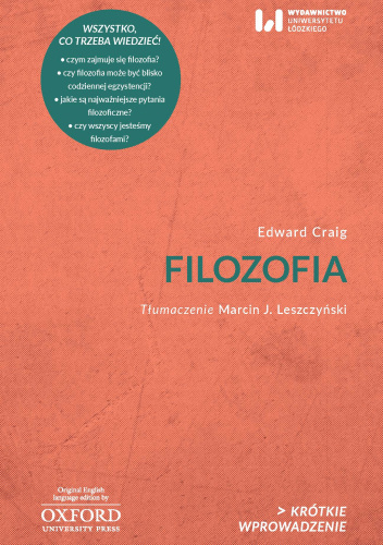 FIlozofia. Krótkie wprowadzenie