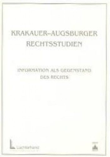 Krakauer Augsburger rechtsstudien