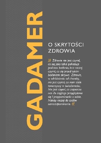 O skrytości zdrowia