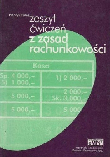 Zeszyt ćwiczeń z rachunkowości