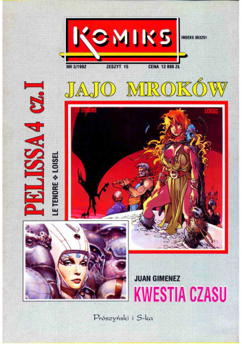 Komiks 15 - Pelissa 4: Jajo mroków cz. 1; Kwestia czasu