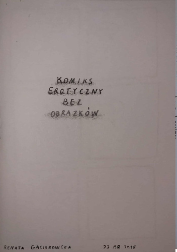 Komiks erotyczny bez obrazków