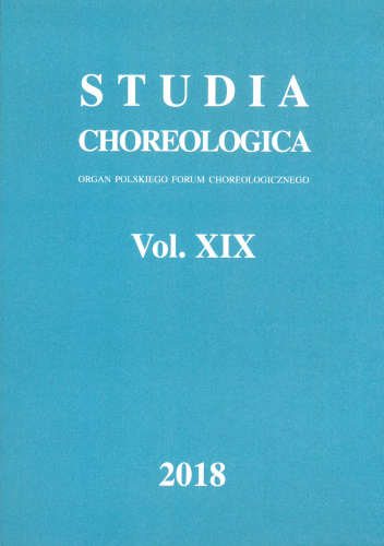 Studia Choreologica Vol. XIX