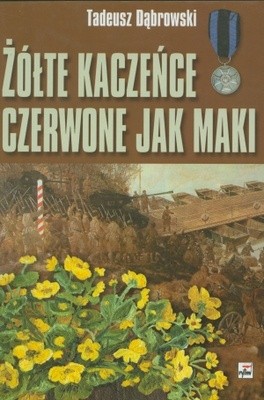 Żółte kaczeńce czerwone jak maki