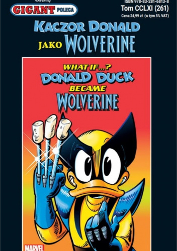 Kaczor Donald jako Wolverine