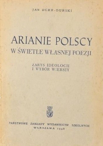 Arianie polscy w świetle własnej poezji