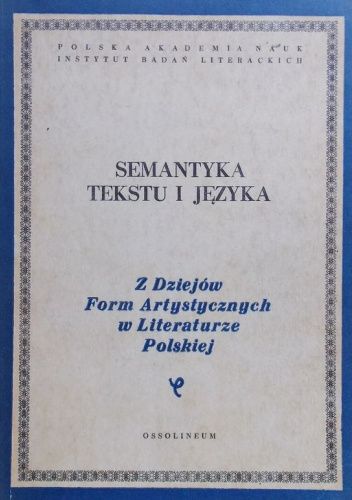 Semantyka tekstu i języka