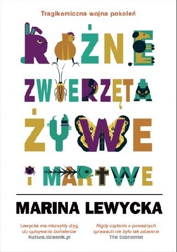 Różne zwierzęta żywe i martwe