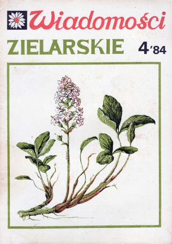 Wiadomości Zielarskie rok 1984 nr 4