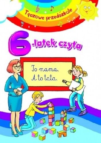 6-latek czyta. Tęczowe przedszkole