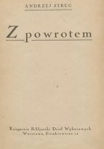 Z powrotem. Opowiadania