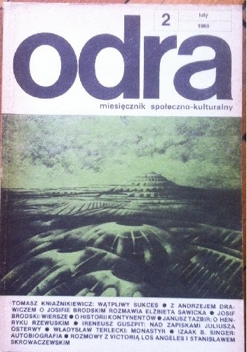 Odra. Miesięcznik społeczno-kulturalny nr 2, luty 1988