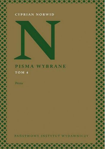 Pisma wybrane. Proza