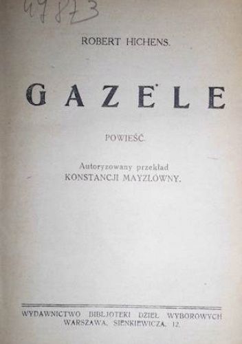 Gazele. Powieść