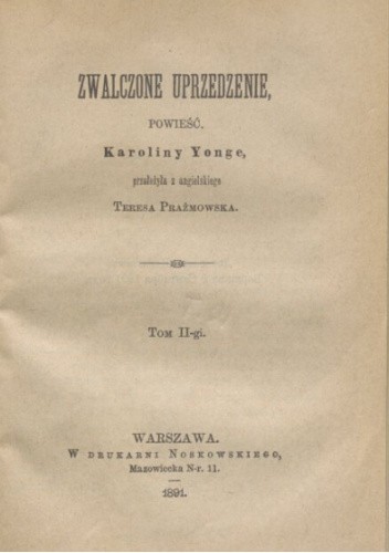 Zwalczone uprzedzenie tom 2