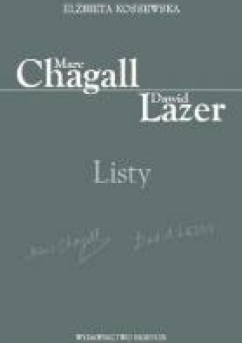 Marc Chagall Dawid Lazer Listy
