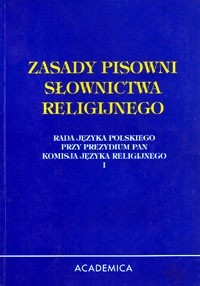 Zasady pisowni słownictwa religijnego