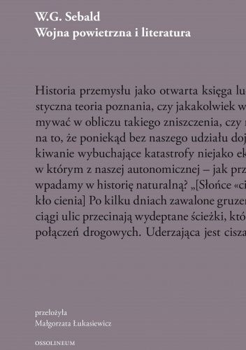 Wojna powietrzna i literatura