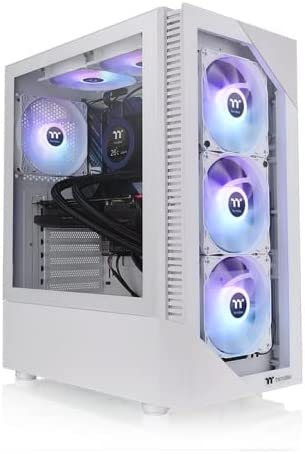 Thermaltake View 200 TG ARGB Snow, tower case (black, tempered glass)