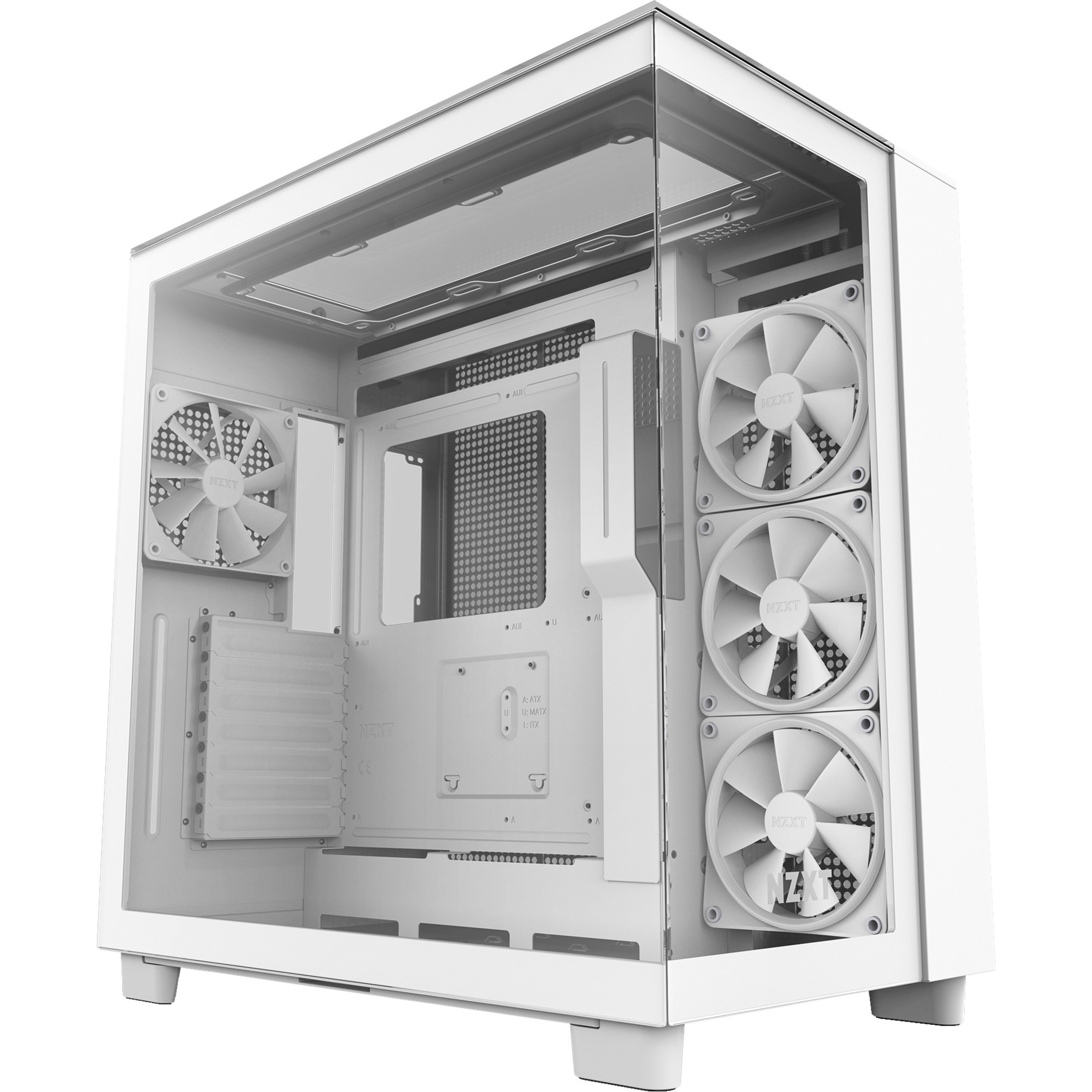 NZXT H9 Elite All White, tower case (white, tempered glass)