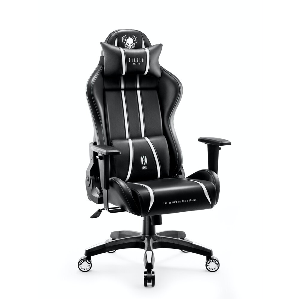Diablo Chairs X-One 2.0 Normal Size Czarno-biały