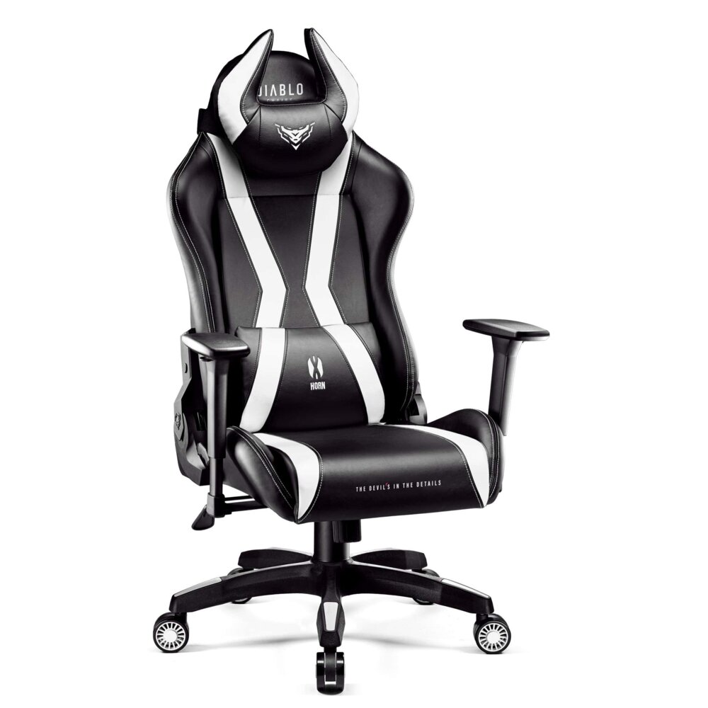 Diablo Chairs X-Horn 2.0 (L) Czarno-biały