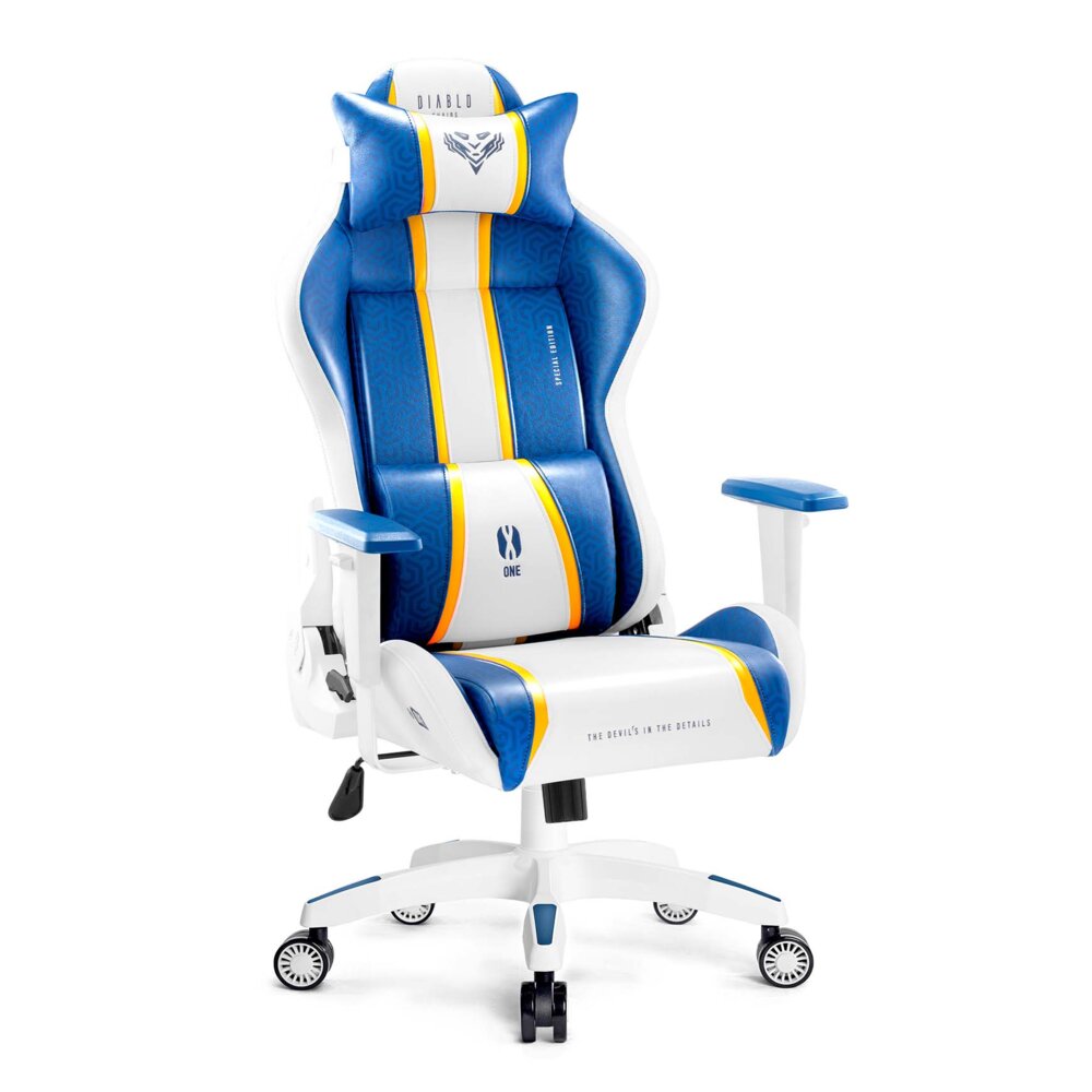 Diablo Chairs X-One 2.0 King Size Biało-niebieski