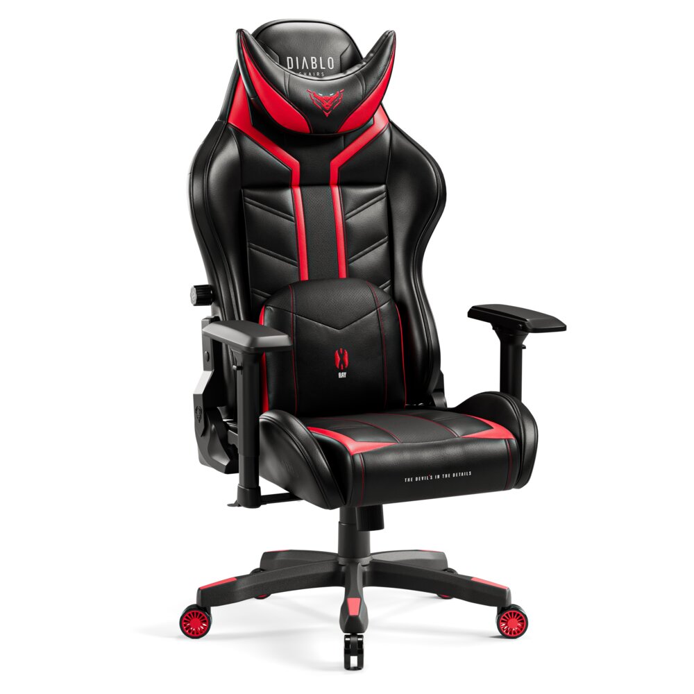 Diablo Chairs X-Ray 2.0 (XL) Czarno-czerwony