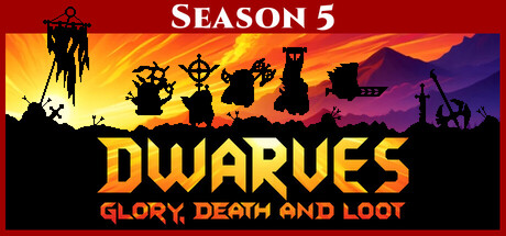 Okładka gry Dwarves: Glory, Death and Loot