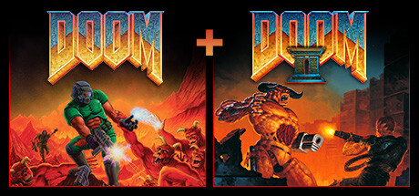 Okładka gry DOOM + DOOM II