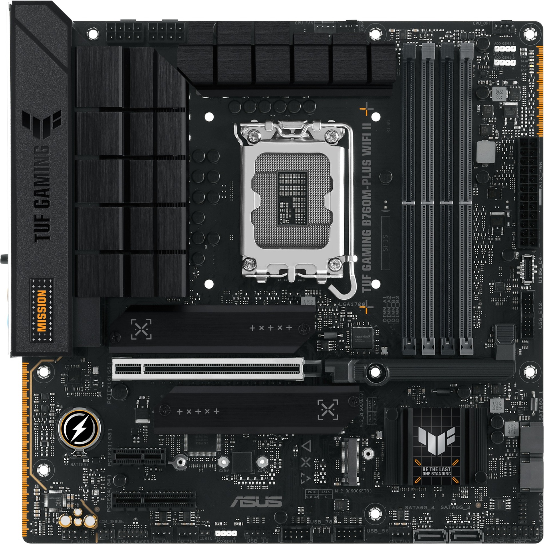 ASUS TUF GAMING B760M-PLUS WIFI II - Socket 1700 - płyta główna