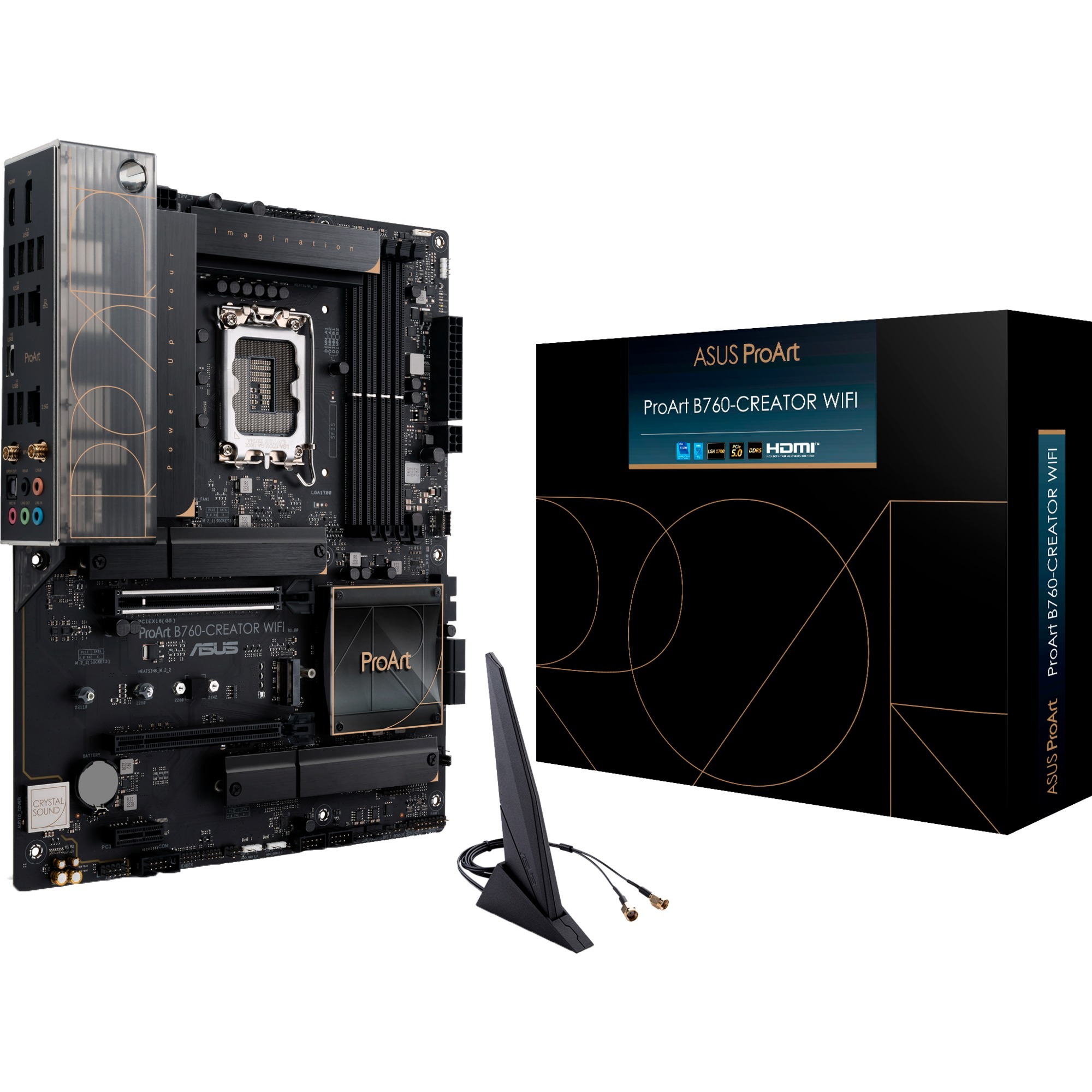ASUS PROART B760-CREATOR WIFI - Socket 1700 - płyta główna (black)