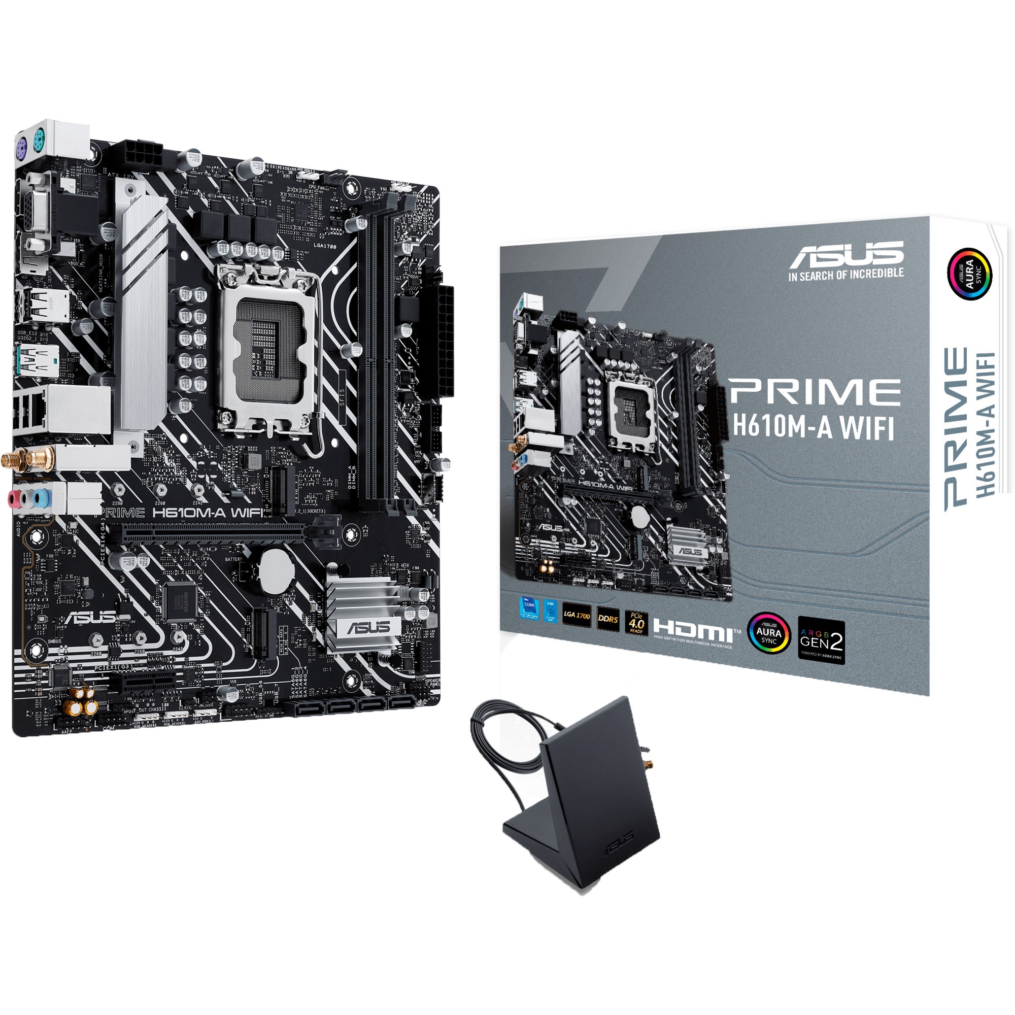 ASUS PRIME H610M-A WIFI - Socket 1700 - płyta główna