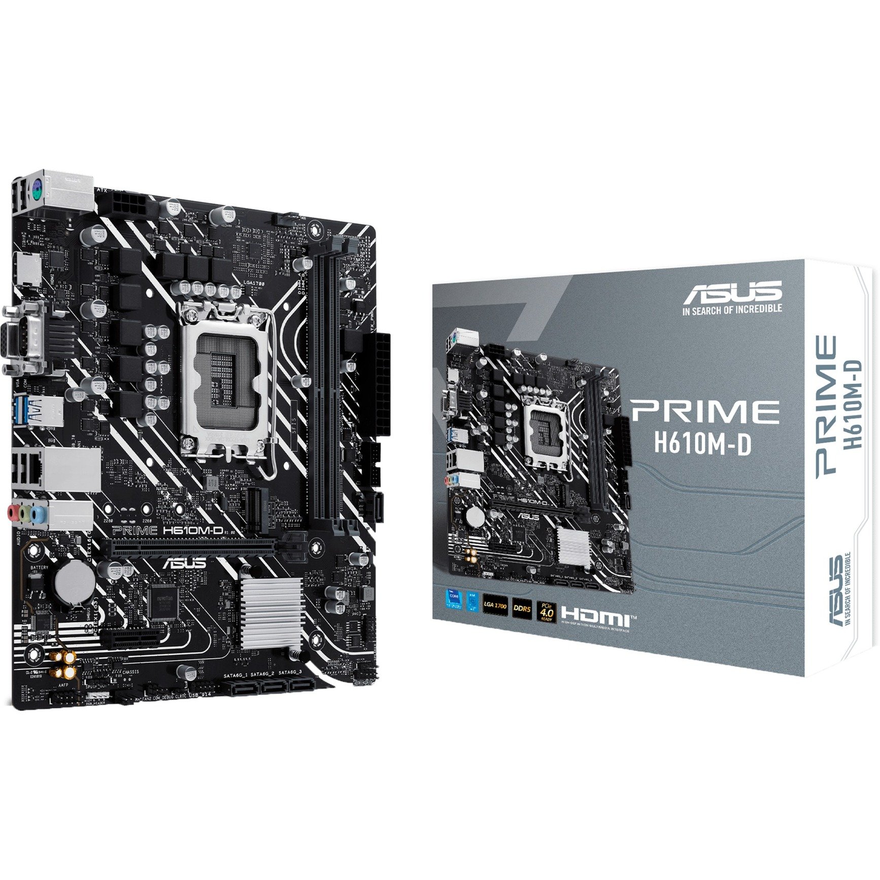 ASUS PRIME H610M-D - Socket 1700 - płyta główna